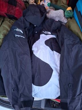The North Face x Supreme Black & White Ski Jacket